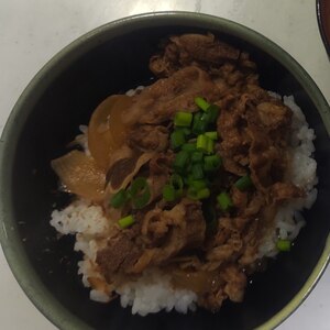 白だしで作る時短牛丼